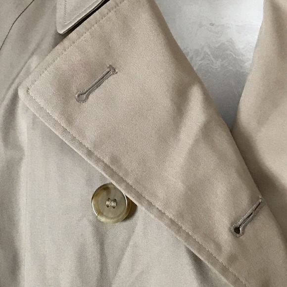 Authentic Vintage BURBERRYS’ trench coat size 10 X-Long with zip out lining - Picture 9 of 12